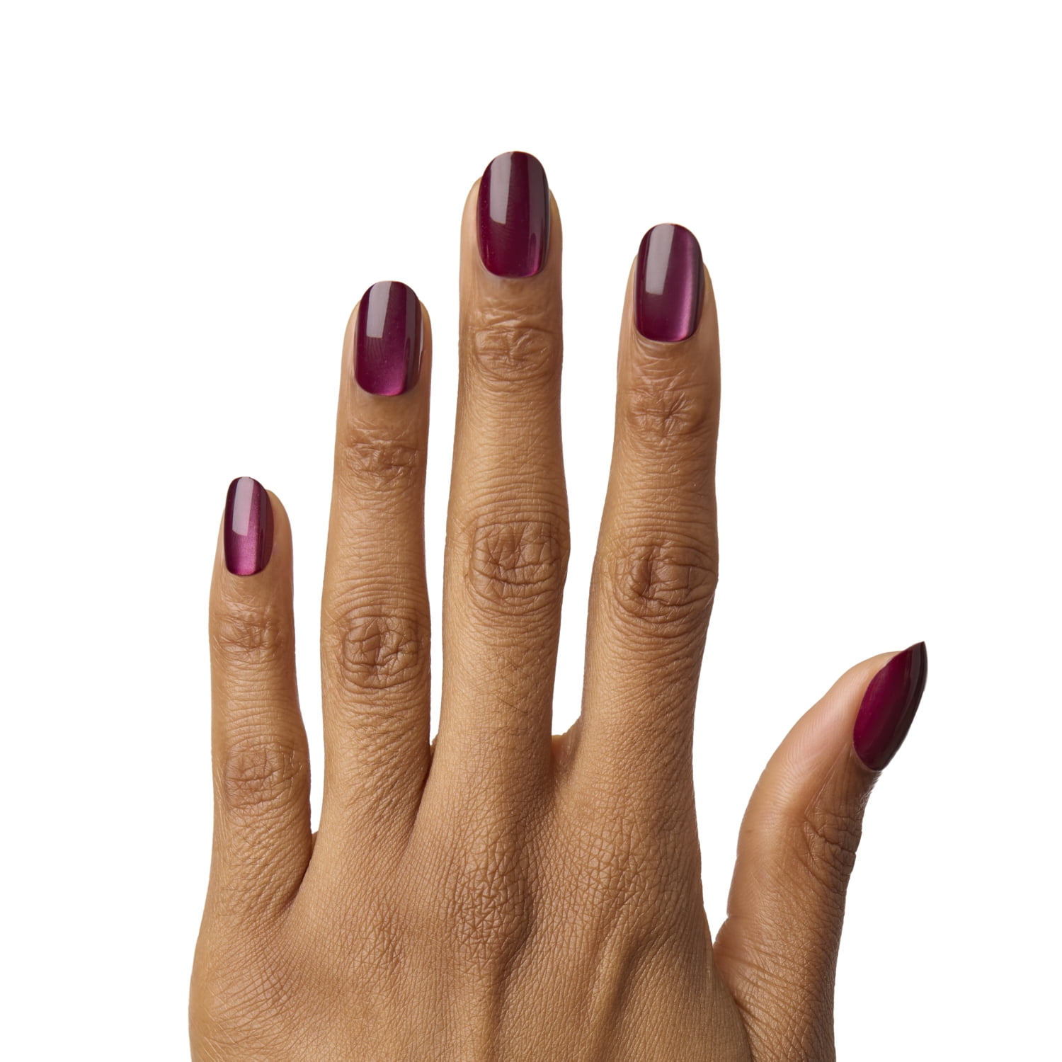 Olive & June Instant Mani Short Round Press-on Nails, Magic Potion Velvet, 42 Pieces