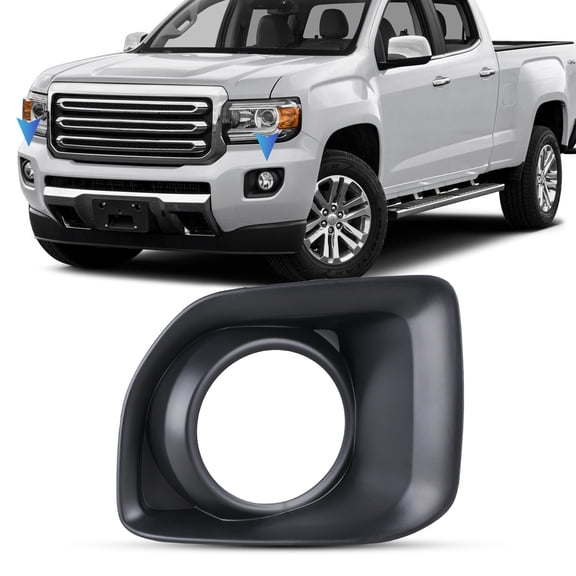 For 2015-2020 GMC Canyon Bumper Fog Light Bezel/Cover Left Driver Side