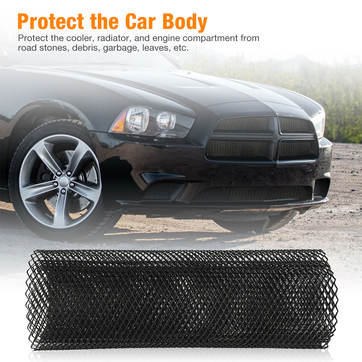 Power Aviator 13 inch Car Grille Mesh Car Vehicle Aluminum Alloy