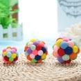 thumbnail image 4 of Cat Toys Balls, Cat Pom Pom Balls Cat Toys Interactive Playing Chewing Toys Colorful Soft Fuzzy Balls with Bell for Indoor Cats and Kittens Exercise Interactive Training Tool, 4 of 8