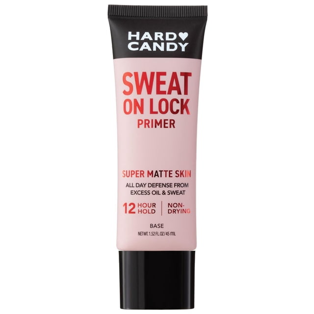 Hard Candy Sweat On Lock Transfer Resistant Face Primer, 12-Hour Hold