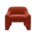 thumbnail image 2 of Better Homes & Gardens Emerson Curvy Accent Chair, Rustic Red Velvet, 2 of 7