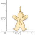 thumbnail image 2 of 14k Or Jaune Kid Pendentif Pendentif Collier, 2 of 6