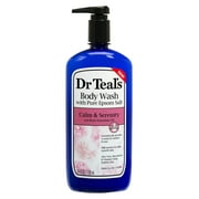 Dr Teal's Calm & Serenity Body Wash with Rose Essential Oil, 24 oz.