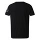 thumbnail image 3 of Camisas Cuello De Hombre Sleeve T camisa Blase Personalidad Fashion Short Tops Mens camisa de letra Button Men's blusa (Black, XXL), 3 of 5