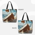 thumbnail image 2 of Easygdp Fresh Coconut Splash Bolsa Tote para Mujer, Bolso de Hombro para Trabajo, Playa, Viajes, Compras y Supermercado, 2 of 7