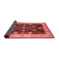 thumbnail image 2 of Ahgly Company Indoor Round Oriental Red Industrial Area Rugs, 7' Round, 2 of 4