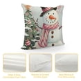 thumbnail image 4 of YINGXI Pink Christmas Throw Pillow Covers Tree Decorative Pillows for Couch Sofa Bed Home Winter Holiday Decor 12x12in, 4 of 5
