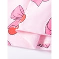 thumbnail image 4 of HWJAD 2026 New Style Toddler Girls Short Sleeve Cotton Dress Bows Love Heart Casual Summer Dress Kids Swing Dress, 4 of 9