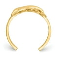 thumbnail image 2 of Real 14kt Yellow Gold Dolphin Toe Ring; for Adults and Teens; for Women and Men, 2 of 5