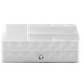 thumbnail image 1 of Desktop Makeup Box Plastic Vanity Display Organizer Cosmetic Holder with Drawers, 1 of 10