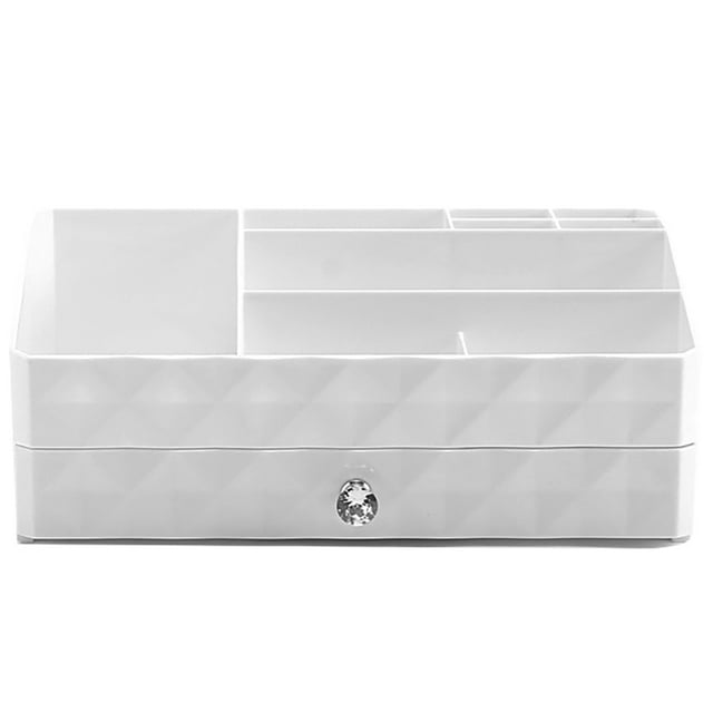 Bangcool Desktop Makeup Box Plastic Vanity Display Organizer Cosmetic Holder with Drawers