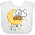 thumbnail image 3 of Inktastic I Love My Uncle Boys or Girls Baby Bib, 3 of 4