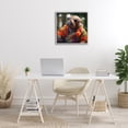thumbnail image 4 of Stupell Industries Contemporary Manatee with Aloha Shirt Gray Framed Giclee Art, 24 x 24, by Sean Parnell, 4 of 8