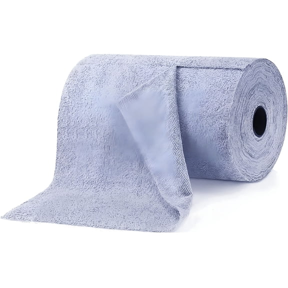 ACDANC Disposable Dish Cloths - 2 Rolls Microfiber Roll Reusable Cleaning Rag Roll Microfiber Hand Tear Cloth All Purpose
