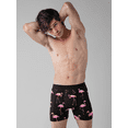 thumbnail image 2 of Funny Boxer Briefs for Men Pink Flamingo Novelty Fun Underwear, 2 of 7