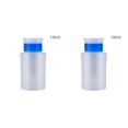 thumbnail image 4 of ZheElen Pump Dispenser Bottle Compact Refillable Empty 180ml Nail Remover Liquid Holder Manicure Accessory Package Containers Blue 2Set, 4 of 6