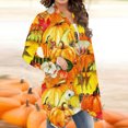 thumbnail image 4 of Blusa de manga larga para mujer, informal, con estampado de Halloween, estilo cárdigan Fridja hkj2773, 4 of 6