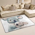 thumbnail image 2 of SKYSONIC Lightweight Soft Area Rugs Baby and Mom Koala with Wreath Floor Mat Doormat for for Rooms Entrance Hardwood Floor Living Room Nursery Rugs, 31x20 inch, 2 of 6