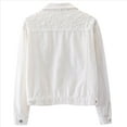 thumbnail image 4 of Chaqueta Vaquera Extragrande para Mujer con Perlas Bordadas y Abalorios M, 4 of 6