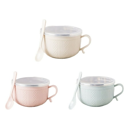 DEECOZY Bol à Nouilles Instantanées En Acier Inoxydable De