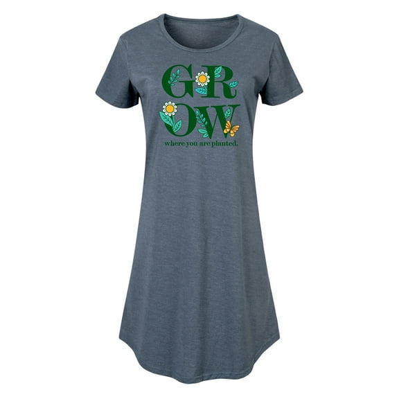 Instant Message - Spring - GROW Where You Are Planted - Women's Any Way Dress