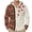 Aztec Tribal, variant on Summer Hooded Shirt for Men Linen Cotton Tee Comfortable Breathable Hawaiian Beach Shirts Ocean Print Tops, Ocean Shell, Size L