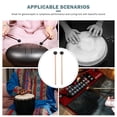 thumbnail image 4 of WRITWAA Tuning Fork Drum Mallets Black Silicone 2Pack, 4 of 6