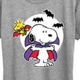 thumbnail image 3 of Peanuts - Snoopy Woodstock Vampire - Women's Short Sleeve Graphic T-Shirt, 3 of 6