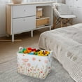 thumbnail image 2 of Laundry Basket, Laundry Hamper, Collapsible Laundry Baskets, Dirty Clothes Hamper, Waterproof with Foam Protected Aluminum Handles for College Dorm, Family (Dandelions), 2 of 7