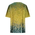 thumbnail image 4 of Mode Décontractée pour Femmes Chemises Imprimées Manches Courtes Tee-Shirts Amples Tunique Blouse Hauts pour Femmes Hauts Manches Courtes pour Femmes Imprimé Floral Hauts pour Femmes, 4 of 5