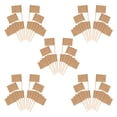 thumbnail image 1 of Paquete de 1000 de Palillos de Dientes en Blanco, de Papel Kraft, Marcadores de Queso para Cupcakes, Alimentos, Frutas, Decoraciones para Fiestas, 1 of 5