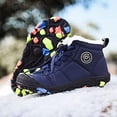 thumbnail image 5 of KAQ Boys Girls Snow Boots Winter Warm High-Top Shoes Outdoor Sports Non-Slip Hiking Shoes Winter Shoes Antiskid Boots for Kids, 5 of 14