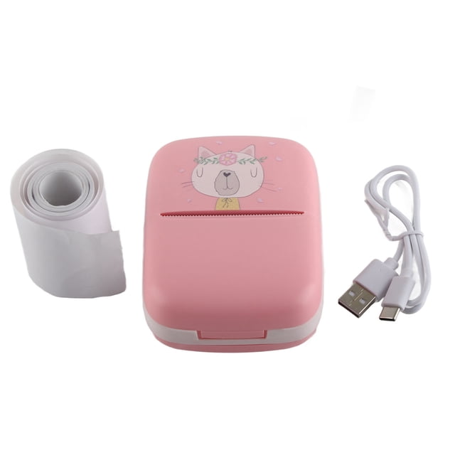 Mini impresora térmica de bolsillo sin tinta, multifuncional, Bluetooth, 200 ppp, para estudio y trabajo.