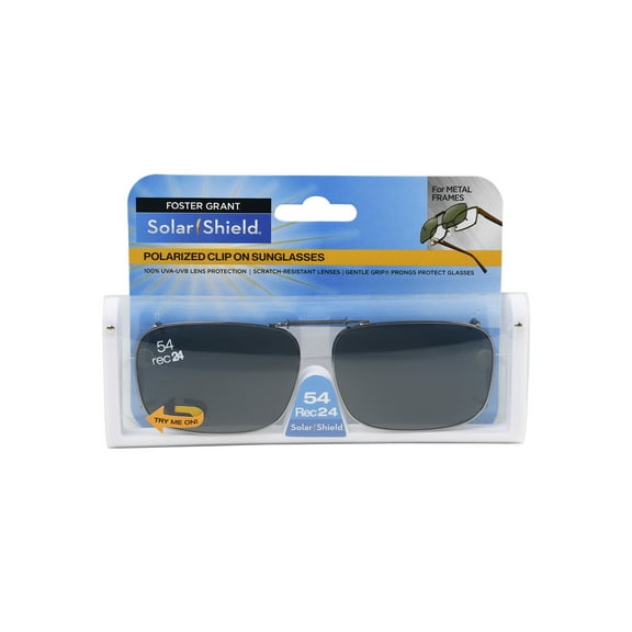 Solar Shield Dioptics Rectangle Fashion Sunglasses