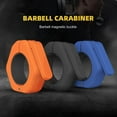 thumbnail image 2 of Quick Release Barbell Clamps Spin lock Barbell Collars Weight Bar Clips for Weightlifting and Strength Training (Orange), 2 of 6