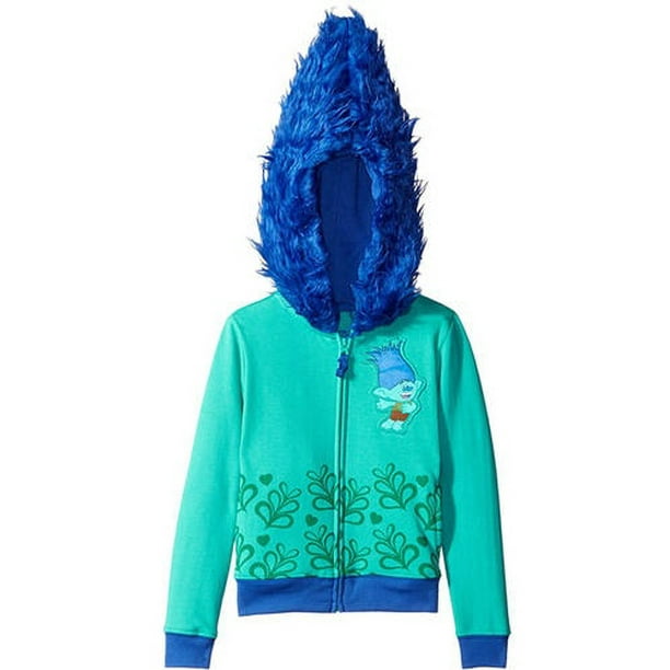 Dreamworks Trolls Costume Hoodie (Little Girls & Big Girls) - Walmart.com