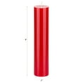 thumbnail image 4 of Mega Candles Bougie Pilier Ronde Rouge Non Parfumée, Bougies en Cire de Qualité Supérieure Coulées à la Main 2 Pouces x 9 Pouces, Déco Maison, Réceptions de Mariage, Showers de Bébé, Anniversaires, Célébrations, Cadeaux de Fête et Plus, 4 of 4