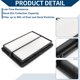 thumbnail image 5 of Filtro de Aire del Motor de Coche Unique Bargains No.28113-C1100/28113C3100 para Hyundai Sonata 2.0L 2.4L 2015-2019 Elemento de Filtro de Larga Vida 1 Pcs, 5 of 7
