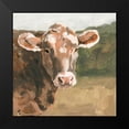 thumbnail image 2 of Barnes, Victoria 12x12 Black Modern Framed Museum Art Print Titled - On the Pasture I, 2 of 5