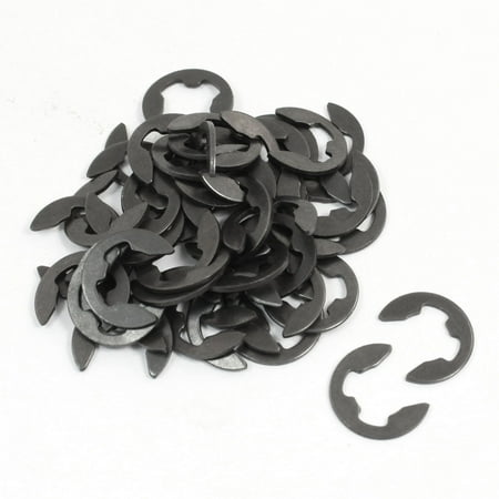 

Spare Parts 8mm Shaft Locking E-Clip Clamp Black 50 Pcs