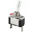 thumbnail image 2 of Qiilu Rocker Toggle Switch, Racing Car Rocker Switch Second Gear Instrument Toggle ON-OFF Universal 12V 20A, 2 of 8