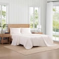 thumbnail image 2 of Sheet Set Tommy Hilfiger Cotton Washed Percale Ivory Queen, 2 of 8