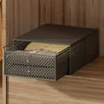 thumbnail image 4 of Taicans Wardrobe Organizer - Iron Closet Divider with Storage Basket,Metal Mesh Closet Organizer Drawer - Stackable,Space-Saving,Perfect for Bedroom Wardrobe,Closet,Dresser,9.8x11.8x4.7in‌, 4 of 4