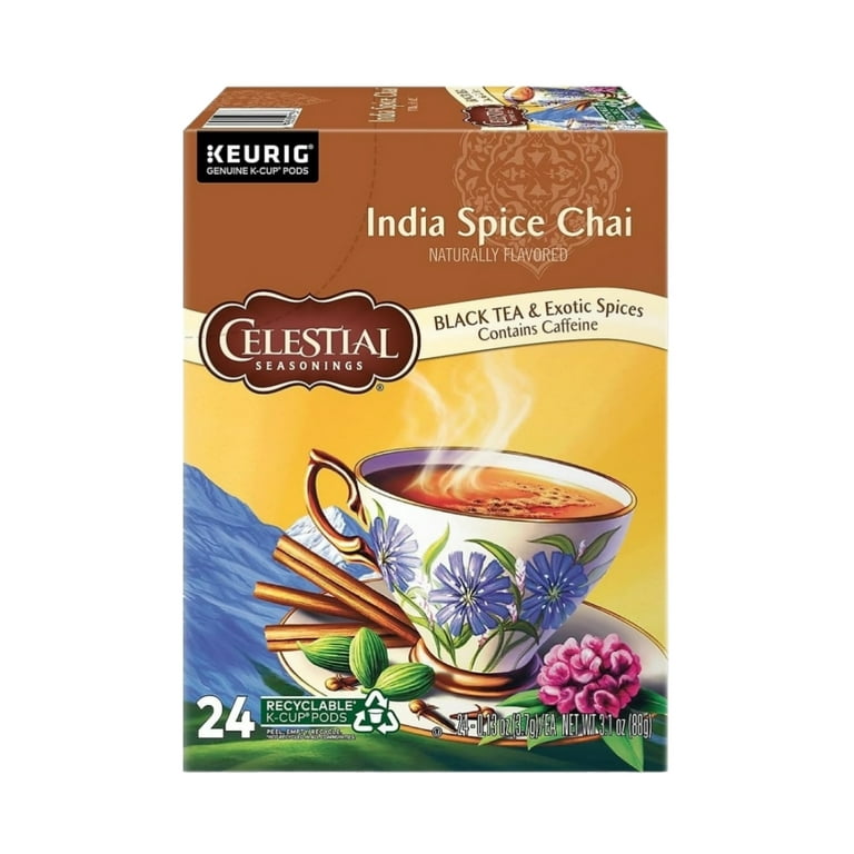 Erianto Chai　さま Celetial Seasonings India Spice Chai Black Tea K Cups 2 Pack, Each