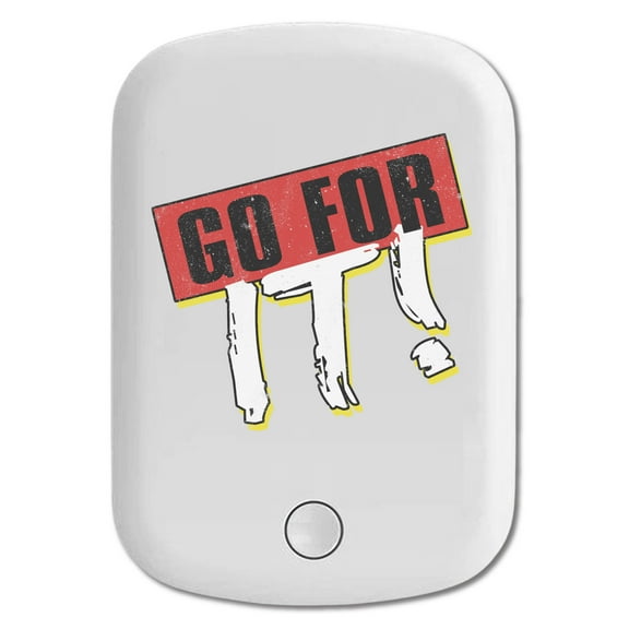 DistinctInk Magnetic Battery Pack, 5000 mAh Wireless Portable Charger with USB-C Cable, Compatible with MagSafe iPhone 14 / 13 / 12 Series - Go For It