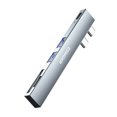 thumbnail image 4 of Hub USB 1 de 5 pulgadas de Alta Velocidad para MacBook Pro/Air 2018 - 2022 Gris, 4 of 9