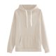 thumbnail image 3 of Sudadera con cremallera,Sudadera con capucha para mujer, blusa de manga larga y cuello redondo, bolsillo tipo canguro, tejido suave y transpirable, ropa informal para estar en casa, sopatenor, 3 of 9