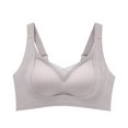 thumbnail image 4 of Women's Comfortable Sexy Traceless Bra with Soft Support, Chest Gathered for Lift and Anti-Drop Protection, Secure Closure for Everyday Wear and All Seasons PurpleM, 4 of 4