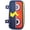 Red, variant on Case-it PLP-120-ME Monster Eye Zipper Pencil Case Phone Pouch with External Organizer, 2 x 4 x 8.3 Inches, Purple